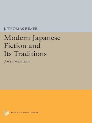 cover image of Modern Japanese Fiction and Its Traditions